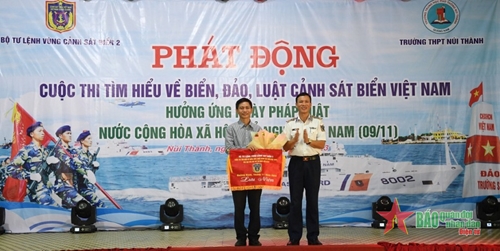 Vùng Cảnh sát biển 2 phát động cuộc thi tìm hiểu biển, đảo, Luật Cảnh sát biển